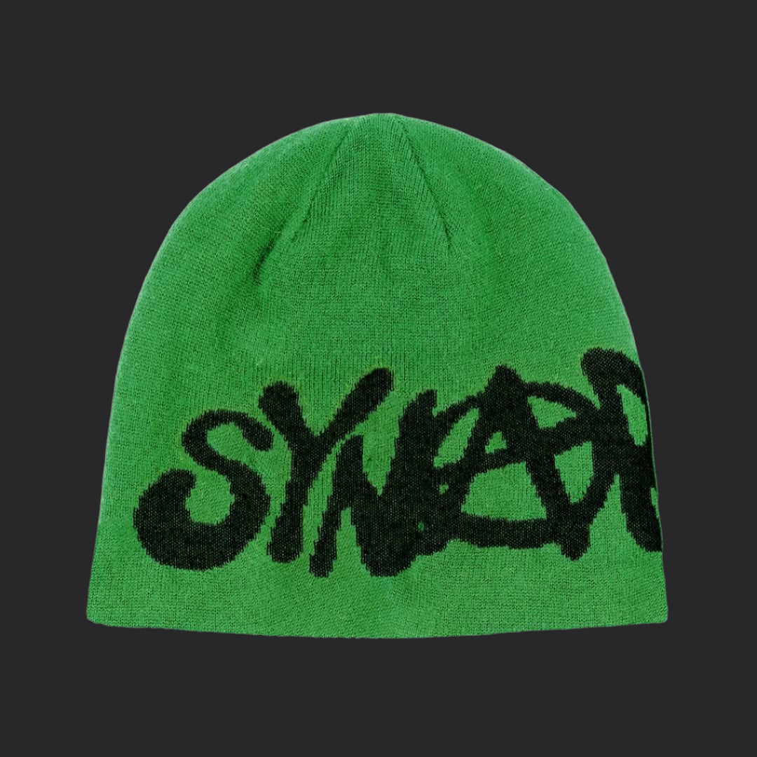 Reversible Synarchy Beanie- Black/Green