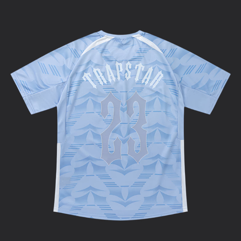 Trapstar Irongate Carnival Edition Football Jersey- Baby Blue