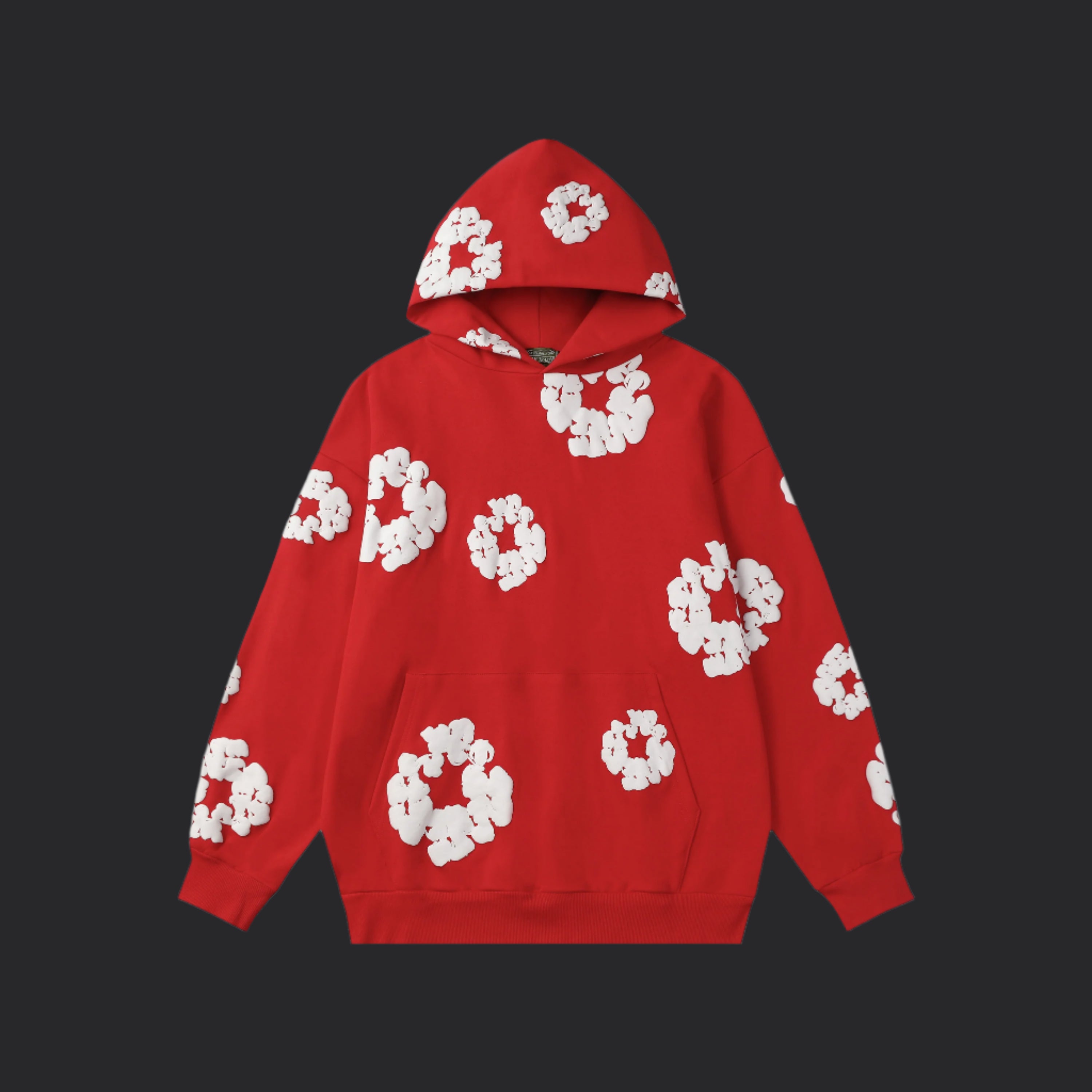 Denim Tears Hoodie- Red