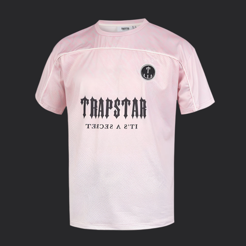 Trapstar T Monogram Football Jersey- Pink