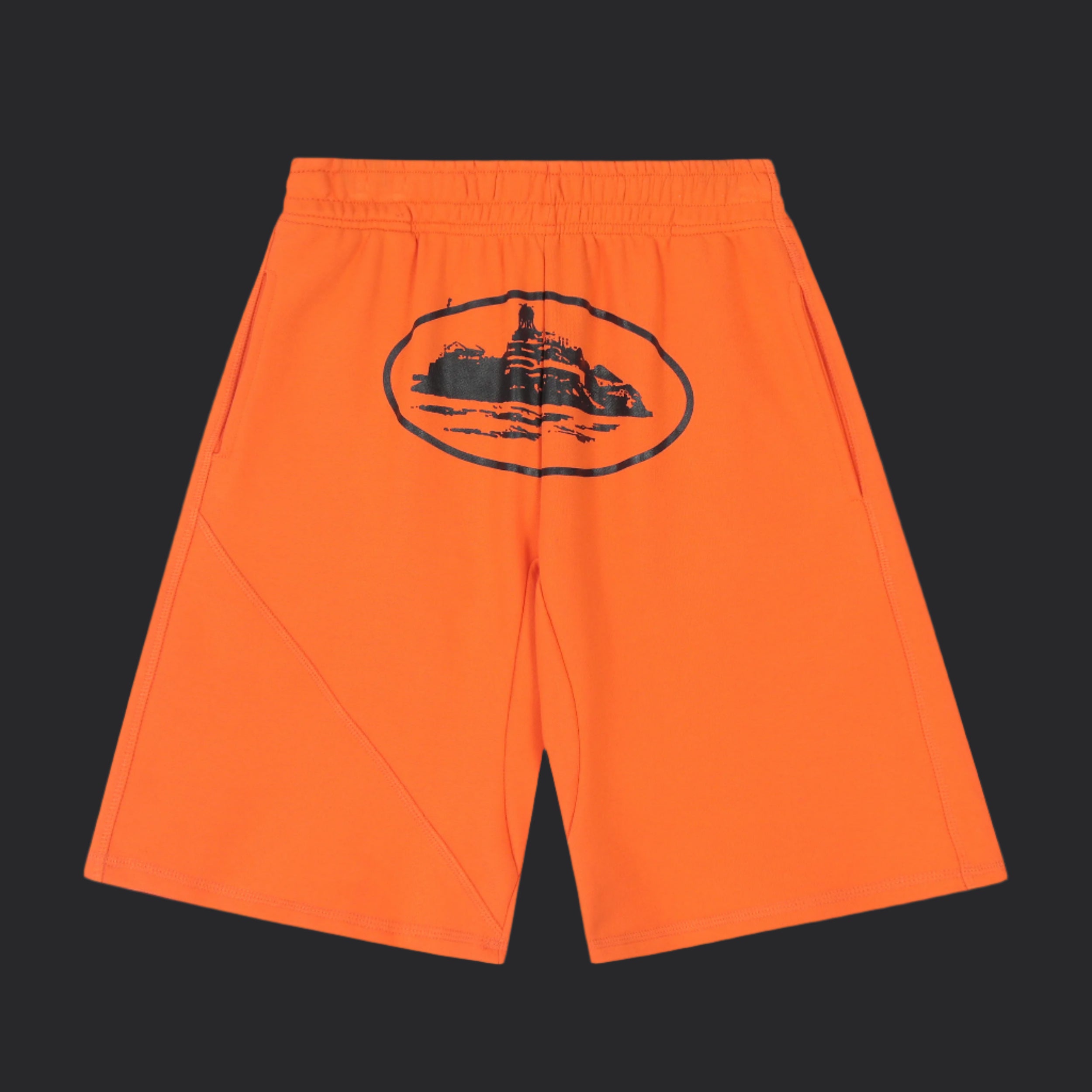 Corteiz Alcatraz Shorts- Orange