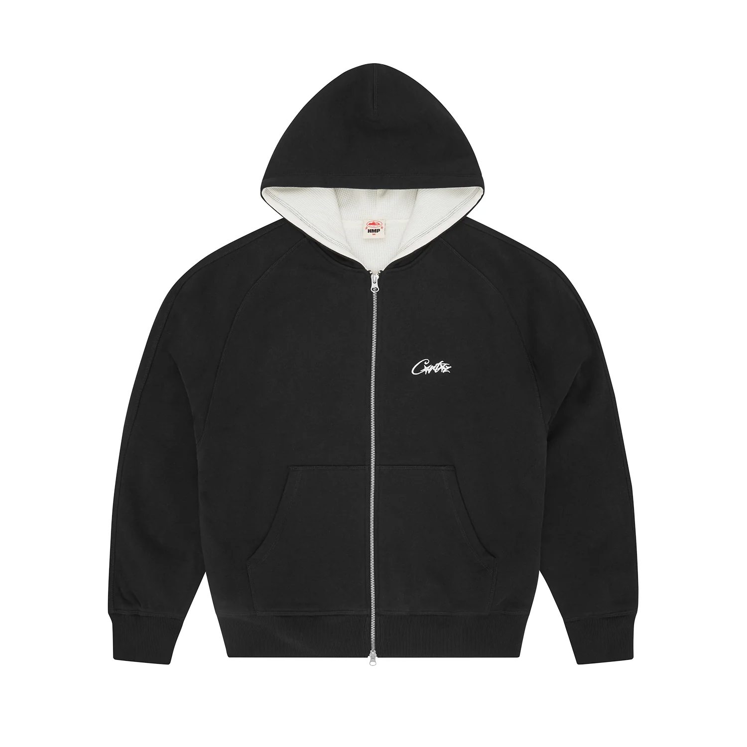 Corteiz HMP THermal Zip-Up Hoodile- Black