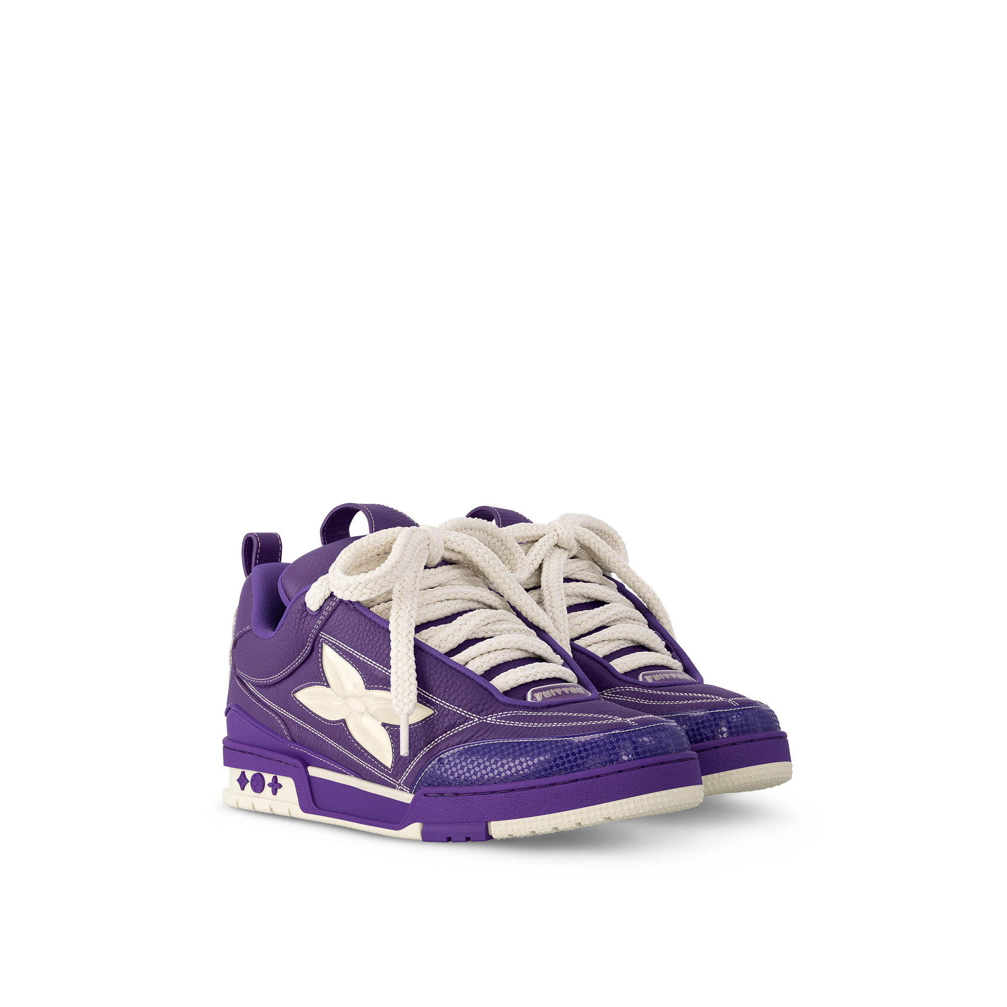 LV Skates- Purple/Beige