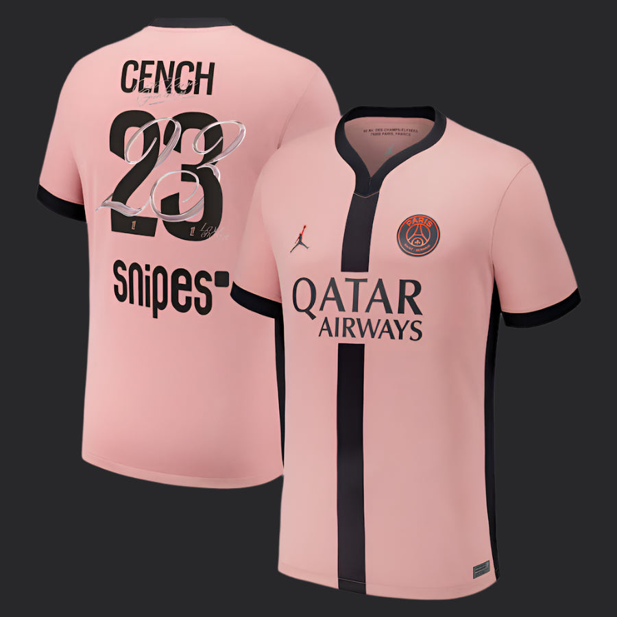 PSG x Jordan Third Stadium Jersey with Central Cee print CENCH 23