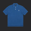 Polo Ralph Lauren Cable-Knit Wool Shirt- Dark Blue/White Logo