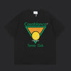 Casablanca Tennis T-Shirt- Black