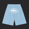 Corteiz Alcatraz Shorts- Baby Blue