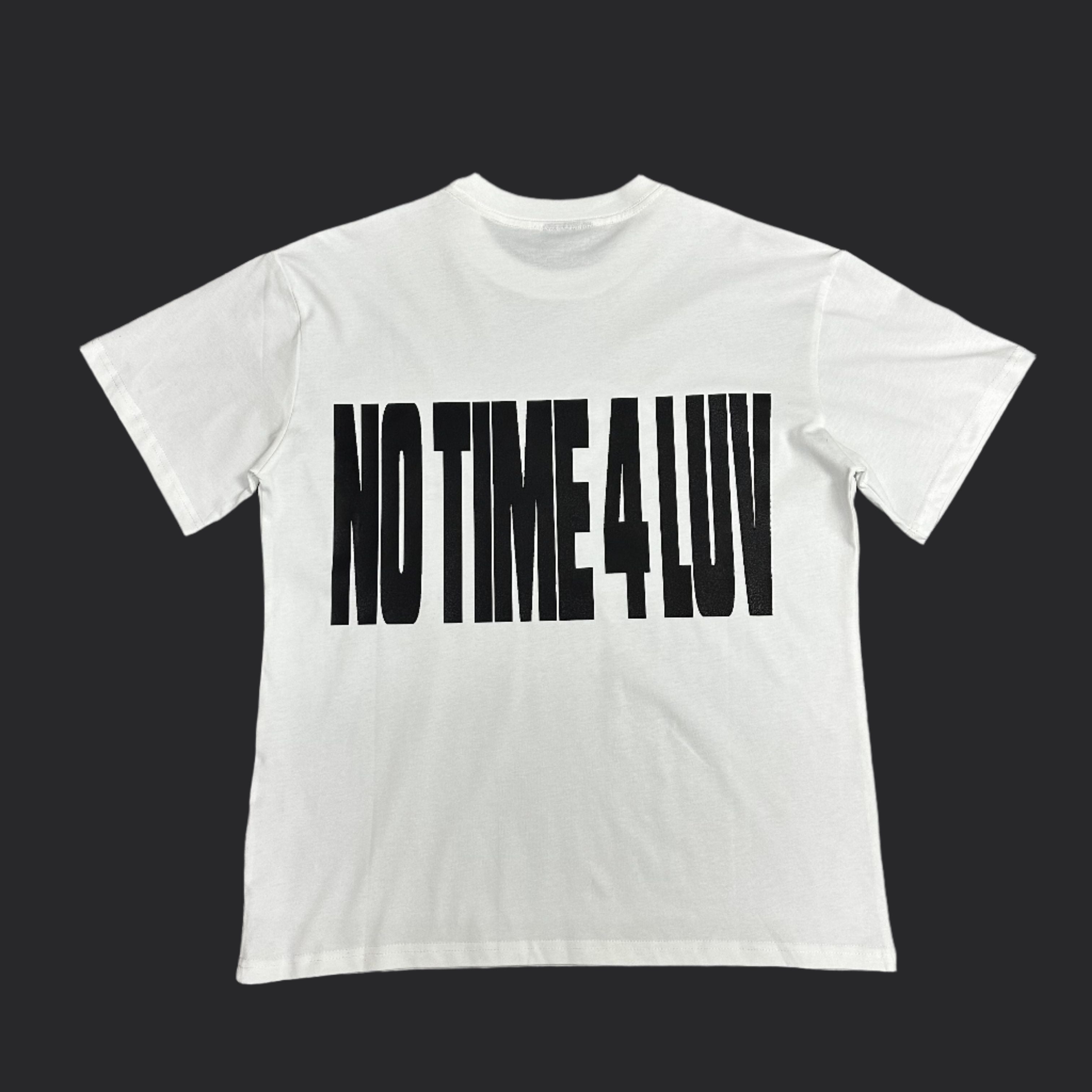 Corteiz "NO TIME 4 LUV" Tee- White