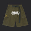 Corteiz Cargo Shorts- Green