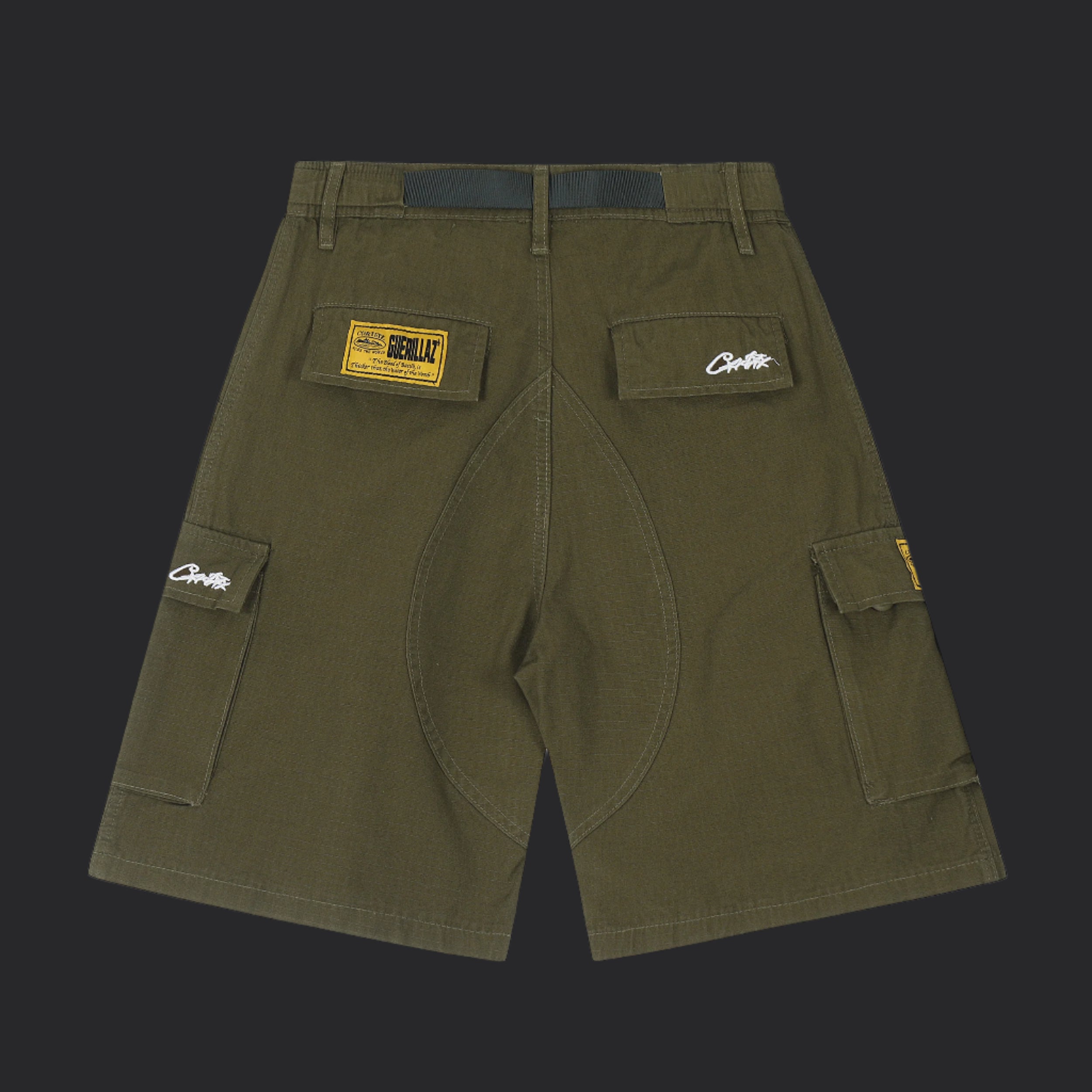 Corteiz Cargo Shorts- Green