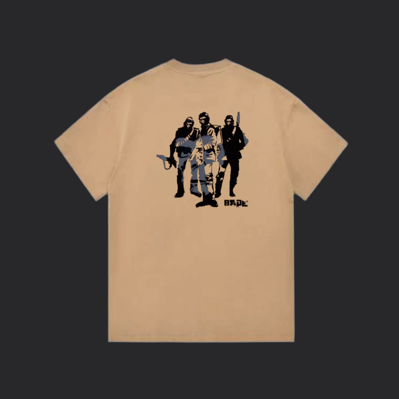 Bape T-Shirt- Brown