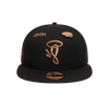 Syna World x New Era 9Fifty Snapback Cap - Black / Rose Gold