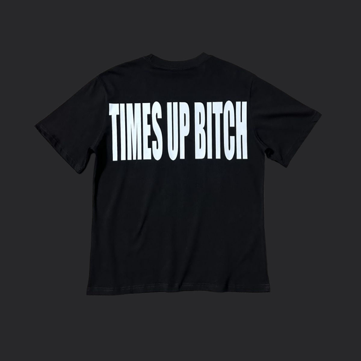 Corteiz "TIMES UP BITCH" Tee- Black