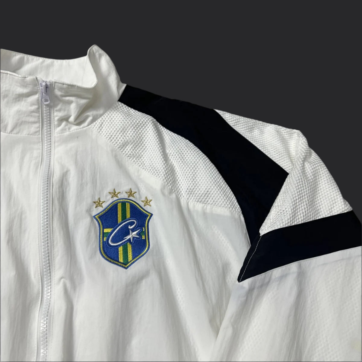 Corteiz Brazil Shuku Tracksuit- White