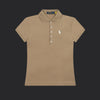 Polo Ralph Lauren Classic T-shirt- Brown/White Logo