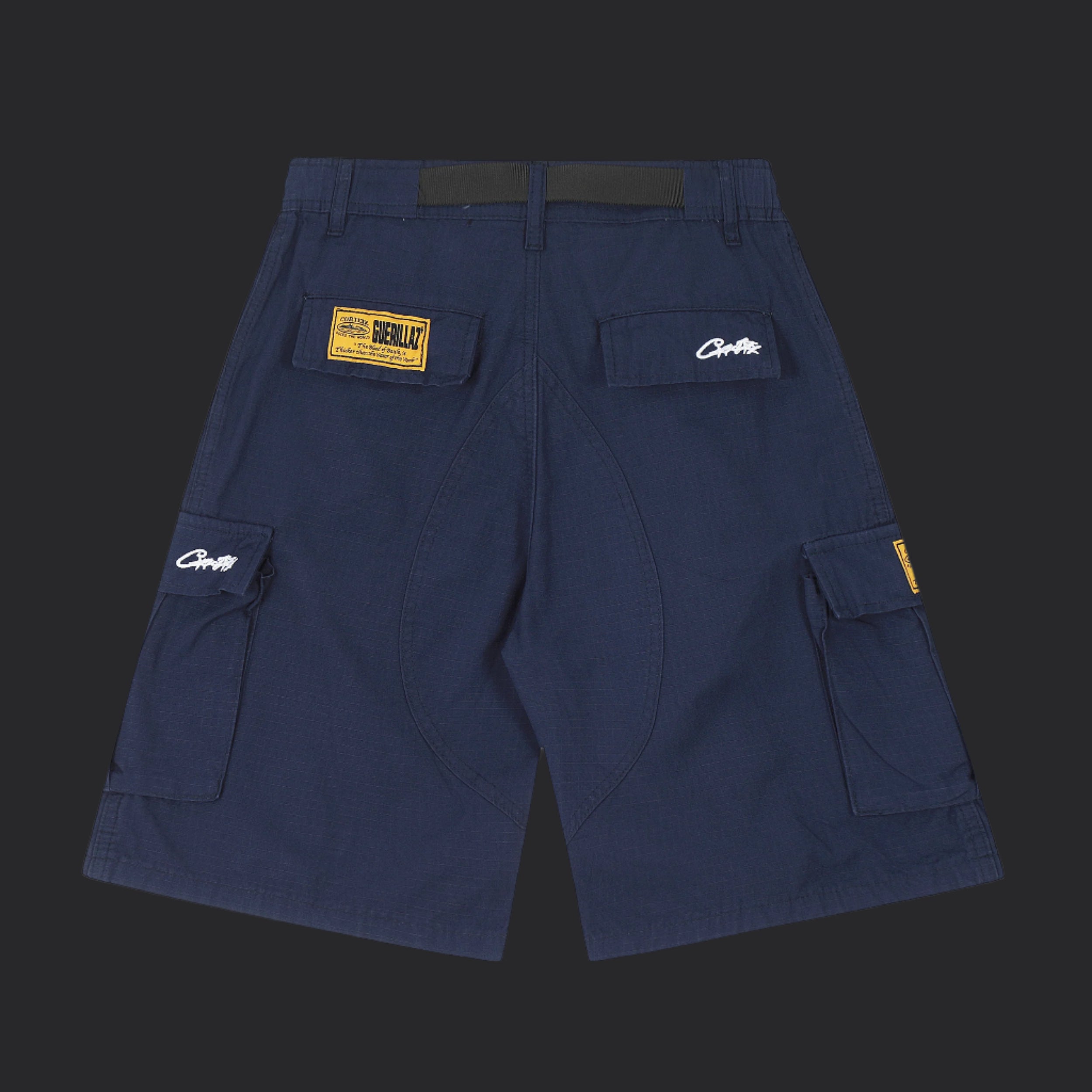 Corteiz Cargo Shorts- Navy Blue