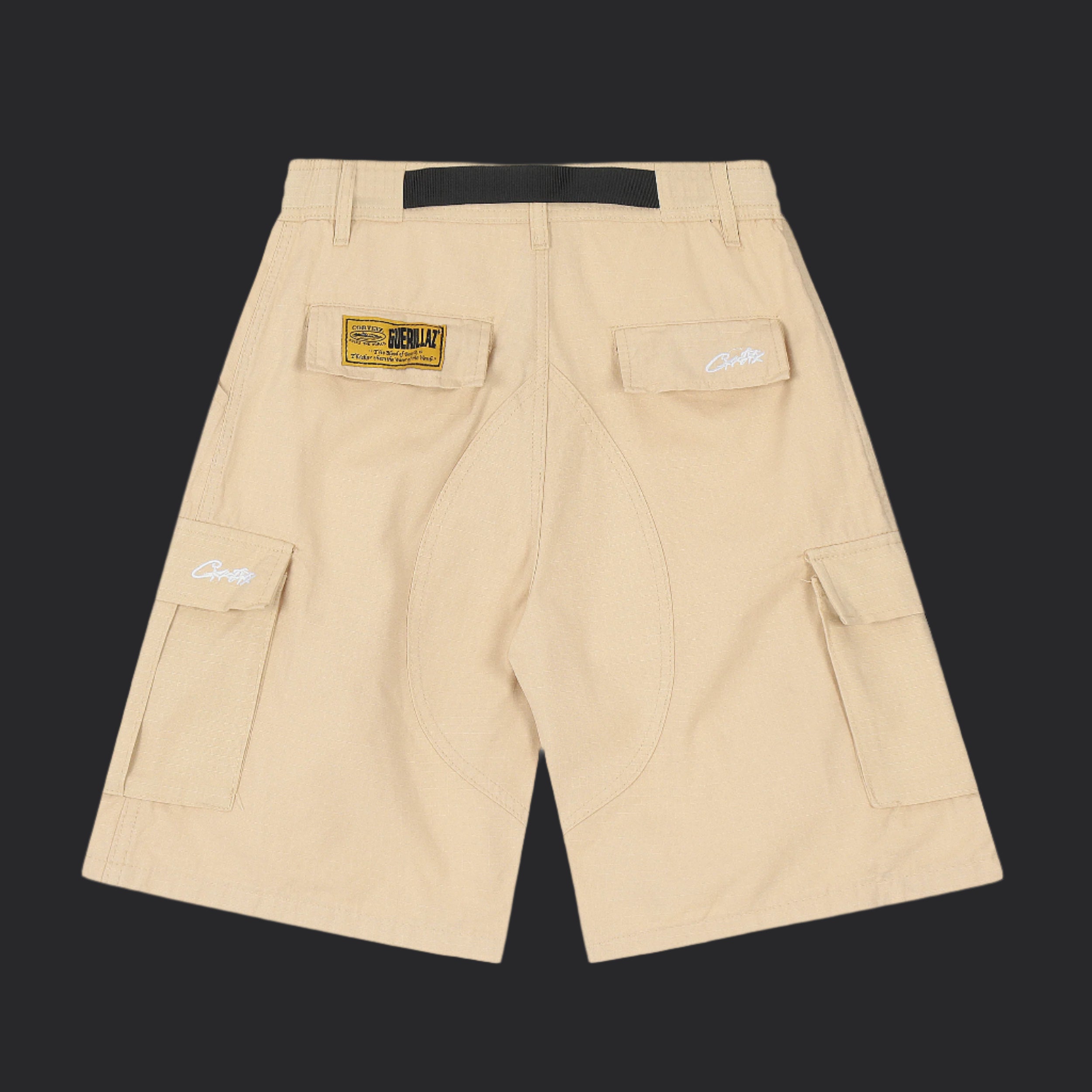 Corteiz Cargo Shorts- Beige