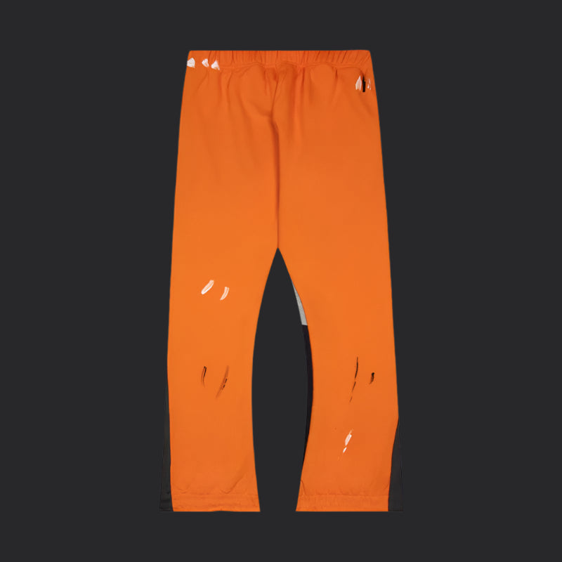 Gallery Dept Baggy Sweats- Dark Orange