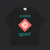 Casablanca Sport T-Shirt- Black