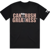 Central Cee x Judah Can't Rush Greatness Tee- Black / Rose Gold