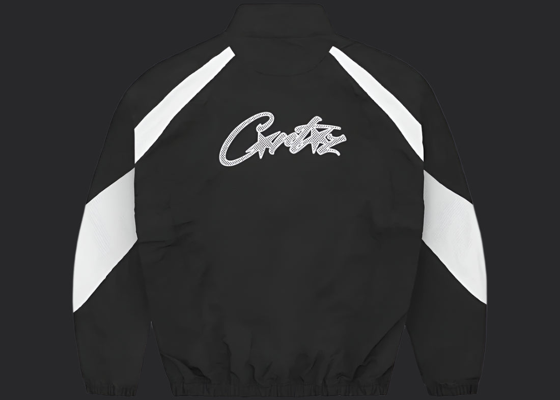 Corteiz Vertigo Shuku Jacket- Black/White