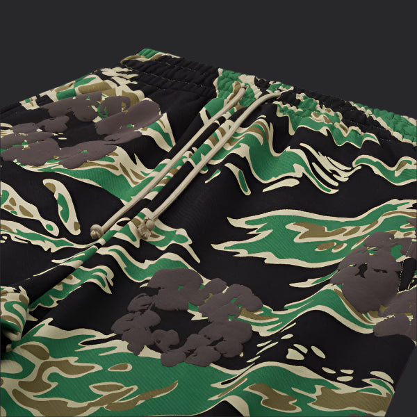 Denim Tears Green Camo Cotton Wreath Joggers