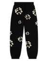 Denim Tears "Cactus Tears" Wreath Sweatpants- Black