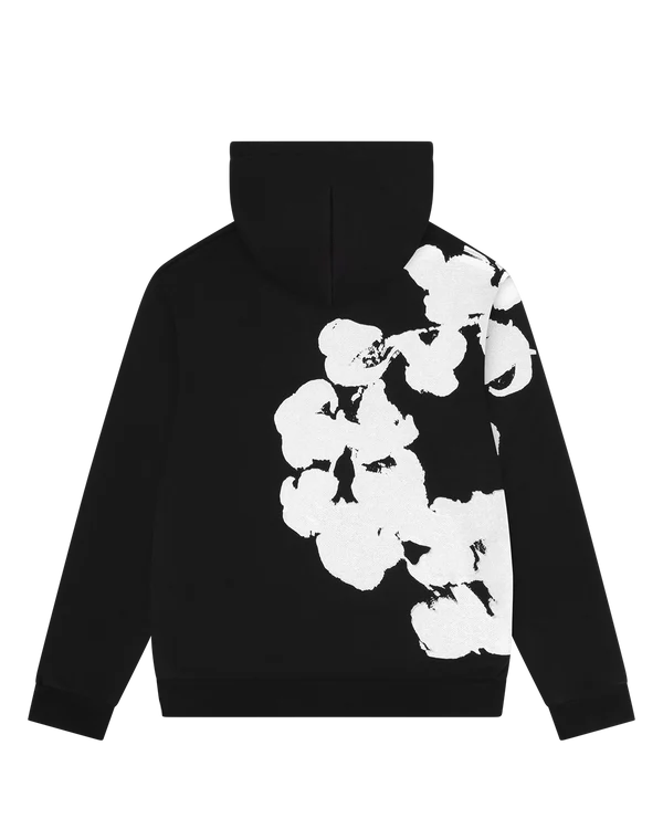 Denim Tears Biggie Cotton Wreath Hoodie- Black