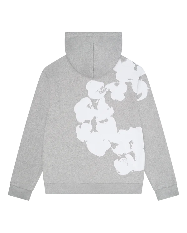 Denim Tears Biggie Cotton Wreath Hoodie- Grey