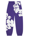 Denim Tears Biggie Cotton Wreath Sweatpants- Purple
