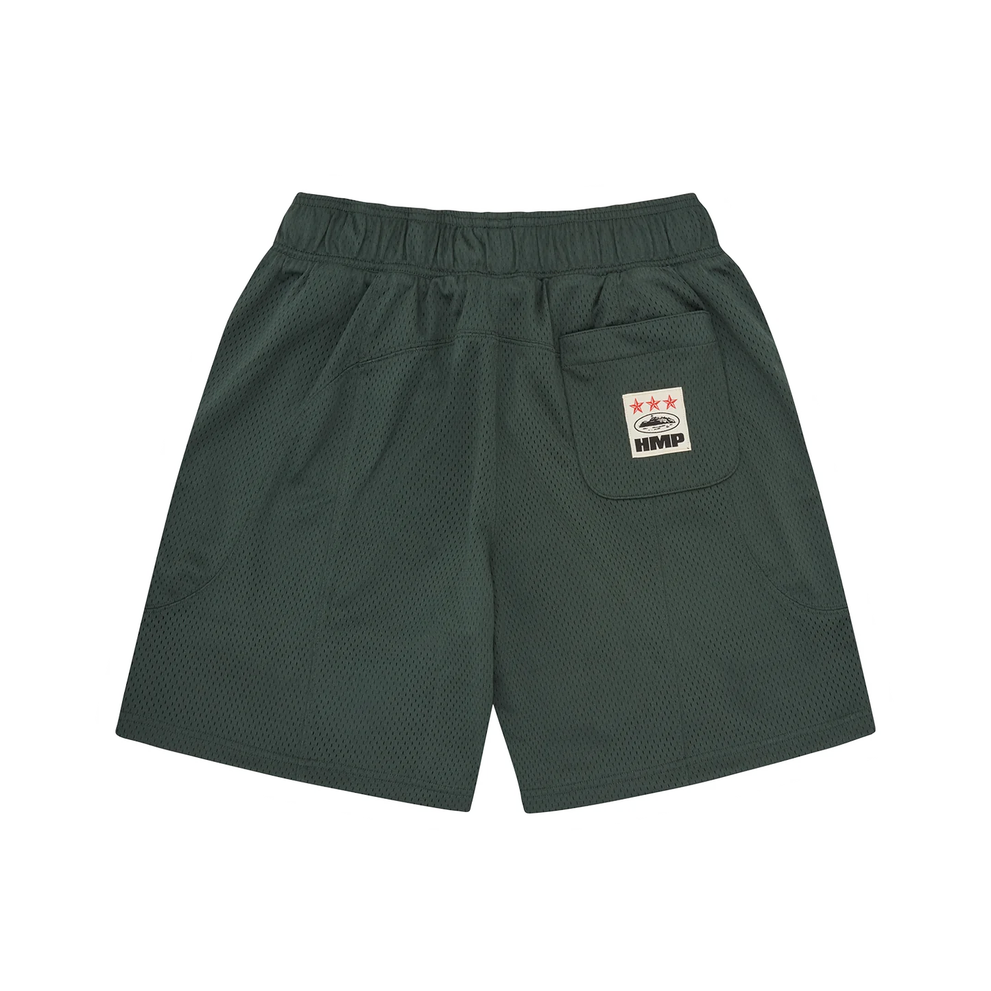 Corteiz HMP Mesh Panel Shorts- Forest Green