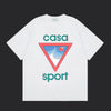 Casablanca Sport T-Shirt- White