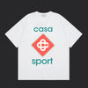 Casablanca Sport T-Shirt- White