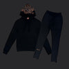 Syna World Logo Tracksuit - Black / Rose Gold
