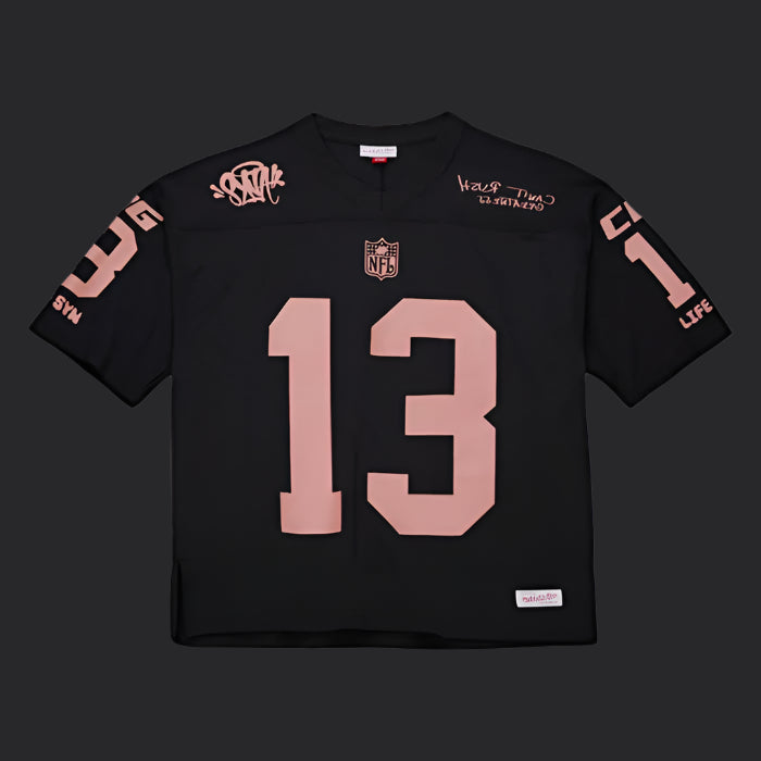 Syna World X NFL X Mitchell & Ness CRG Jersey- Black / Rose Gold