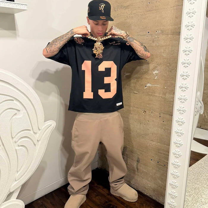 Syna World X NFL X Mitchell & Ness CRG Jersey- Black / Rose Gold