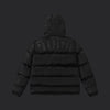 Trapstar Ironagte Detachable Hooded Puffer Jacket- Black