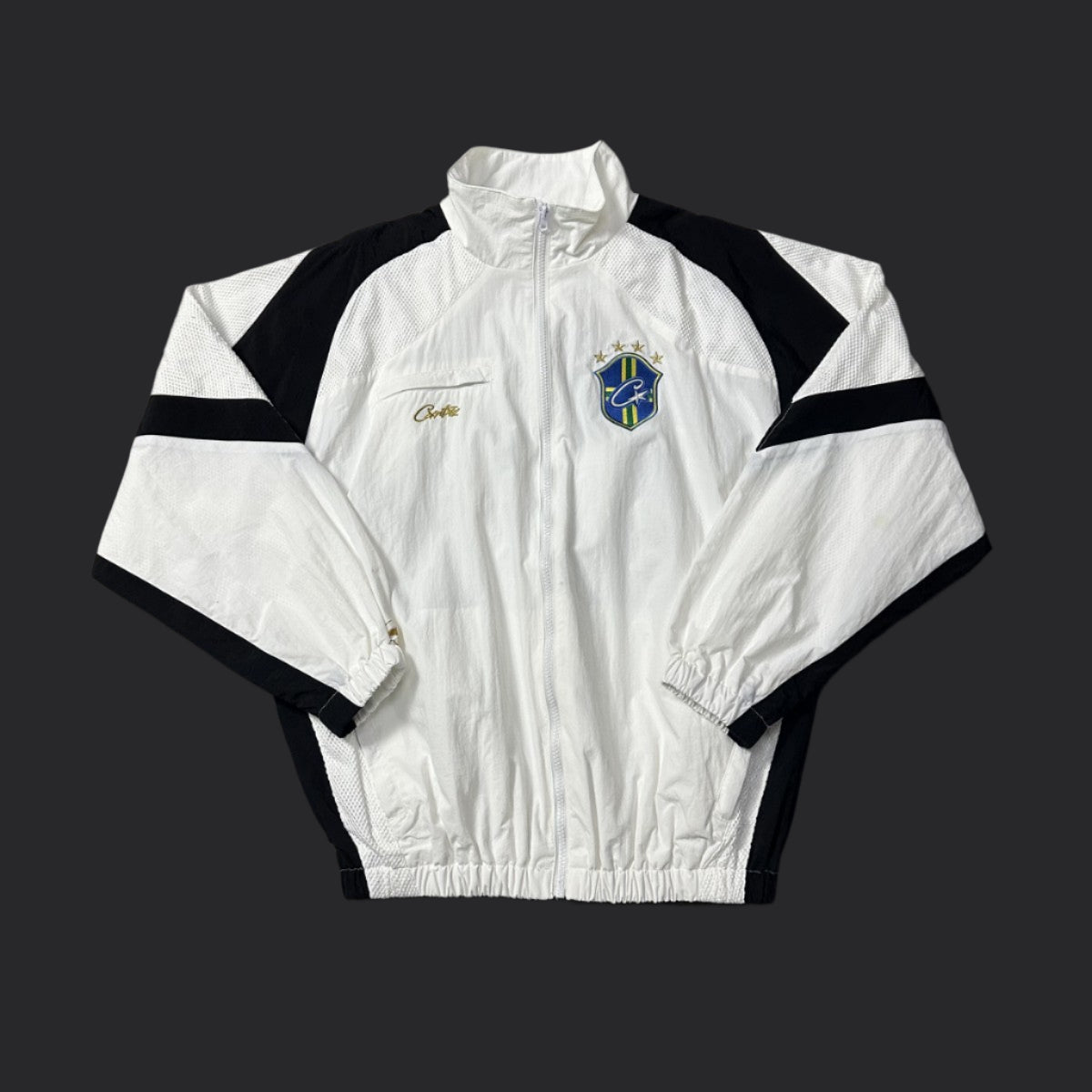 Corteiz Brazil Shuku Tracksuit- White