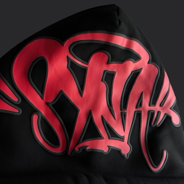 Syna World Logo Tracksuit- Black/Red